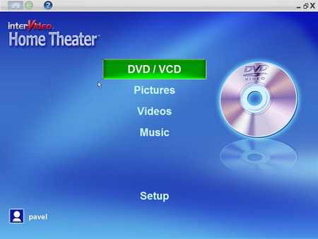 Intervideo Home Theater, DVD